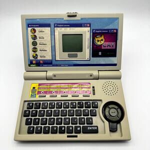 Vintage Giga Toy English Learner Laptop for Kids Tested Works
